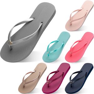 Dames slippers mode flip flops strand hotel indoor slipper triple zwart roze witte citroen groen grijze marine damesschoenen negenenzeventig