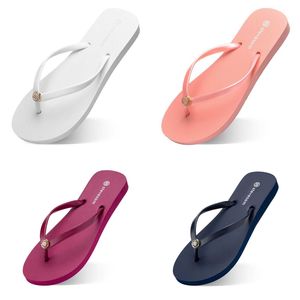 Zapatillas de mujer, chanclas, sandalias, hotel de playa, zapatillas de interior, triple, negro, rosa, blanco, limón, verde, gris, azul, zapatillas deportivas