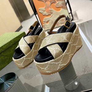 Vrouwen Slippers Sandaal Sliders Dikke Bodem antislip Platform Sandalen Zachte Bodem Mode Huis Slipper Dragen Strand Flip-flops Met Doos NO298C