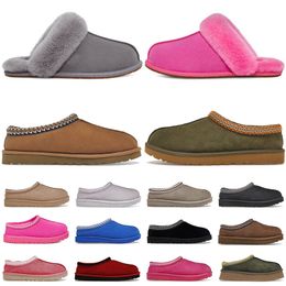 Damespantoffels Tasman Kastanjepantoffels Bontslippers Klassiek Ultra Mini Platform Sneeuwlaars Australië Wol Comfort Winter Maat 36-43