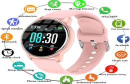 Reloj inteligente para mujer, pulseras, pronóstico del tiempo en tiempo real, rastreador de actividad, monitor de ritmo cardíaco, deportes, señoras, hombres, para Android IOS1803958