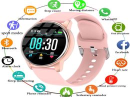 Femmes Smart Watch Broupeaux de bracelets en temps réel Prévisions d'activité Activité Suile cardiaque Moniteur de rate Sports Médies pour Android IOS3743231