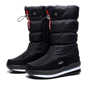 Femmes bottes de neige plate-forme bottes d'hiver épaisses en peluche bottes antidérapantes imperméables mode femmes chaussures d'hiver fourrure chaude Botas mujer 211009
