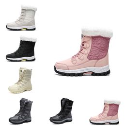 Femmes Winters des Winters Boots Boots Fashion Classic Mini Ankle Short Ladies Girls Bottises pour femmes Triple Black Chesut Navy Blue Outdoor 47829 63 S ies