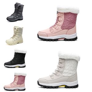 Botas para la nieve para mujer, botas clásicas de invierno a la moda, minitobilleras cortas para mujer, botines para mujer, triple negro castaño, azul navsy, para exteriores e interiores