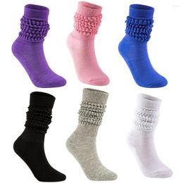 Vrouwensokken 1 paar slouch voor zachte lange knie hoge scrunch slouchy sock perfecte cadeau meisjes Japanse stijl