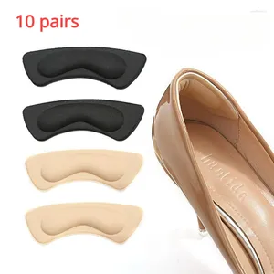 Calcetines para mujer, 10 pares de plantillas para el talón, parches para aliviar el dolor, almohadillas antidesgaste, Protector para el cuidado de los pies, pegatina adhesiva trasera, inserto para zapatos