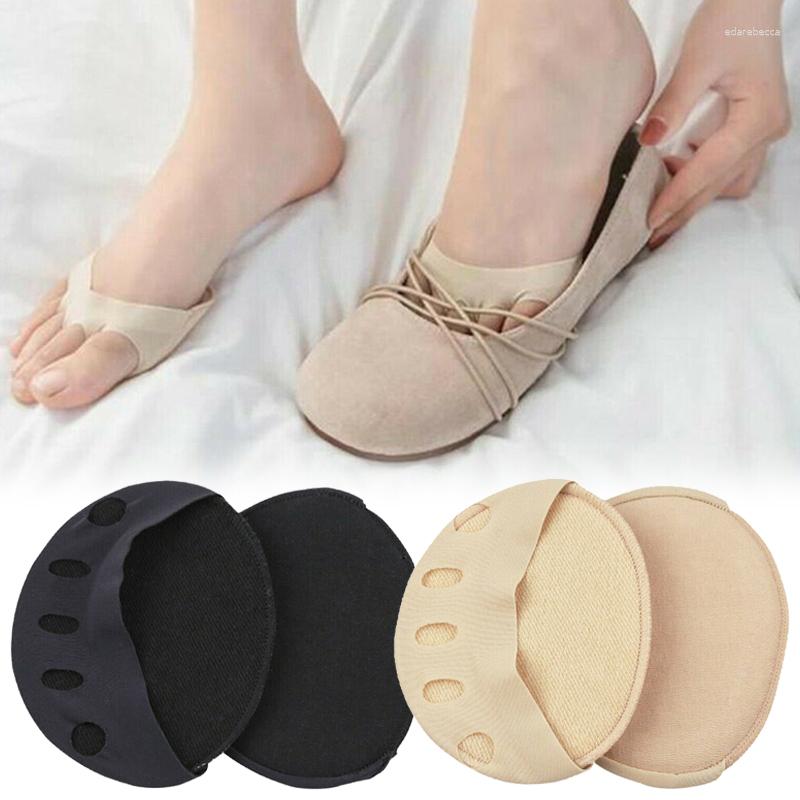 Women Socks 10 Pairs/lot Forefoot Pads For High Heels Five Toes Half Insoles Professional Foot Care Relief Feet Pain Massaging Toe Pad