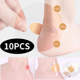 Vrouwen sokken 10 stcs enige hielbeschermerstickers Invisible Anti Wear Foot Sticker Patch Blister Wrijvingsbeveiliging