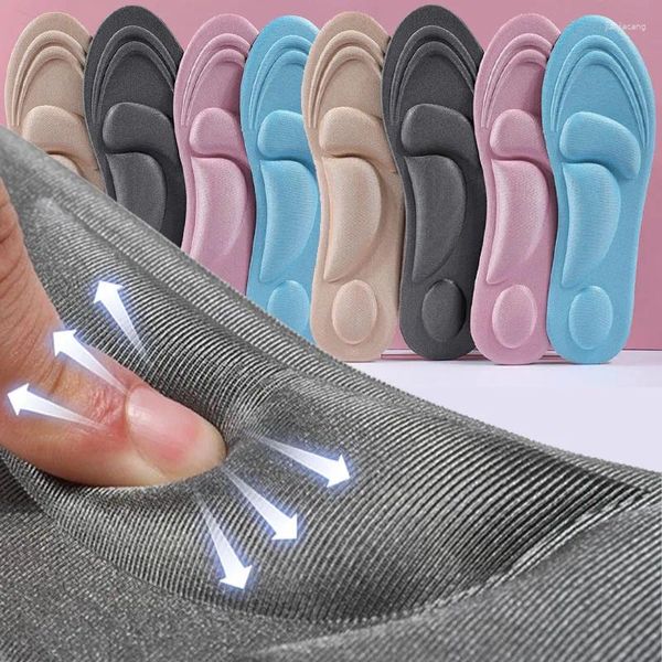 Femmes chaussettes 1 paire unisexe 4D semelles de Massage coussin en mousse à mémoire de forme orthopédique soulagement de la douleur éponge coussinets de chaussures de sport hommes pieds plats voûte plantaire