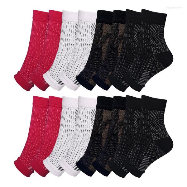 Femmes chaussettes 2 paires pied Anti-Fatigue Compression cheville soutien manchon Circulation soulagement douleur Sport course extérieur orthèse chaussette