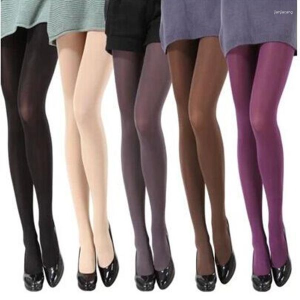 Femmes chaussettes 2023 mode 1 paire beauté 7 couleurs collants à pieds opaques collants sexy pour dame fille