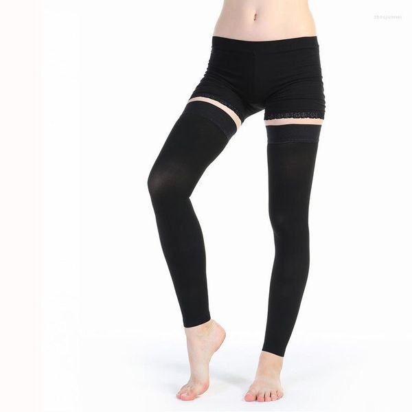 Chaussettes pour femmes 23-32mmHg, prévention du traitement des varices, manchon de jambe de Compression fonctionnel