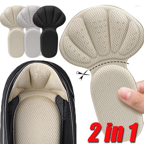 Calcetines para mujer, 2 uds., pegatinas para el talón, esponja de memoria para mujer, medias plantillas, almohadillas para zapatos de tacón alto, Protector para aliviar el dolor, cojín, pegatinas para la espalda