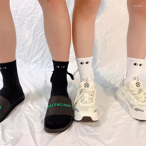 Calcetines de mujer 2 unids/set estilo pareja medias magnéticas sosteniendo muñeca de mano para viajar ciclismo trotar creativo lindo regalo para el hogar