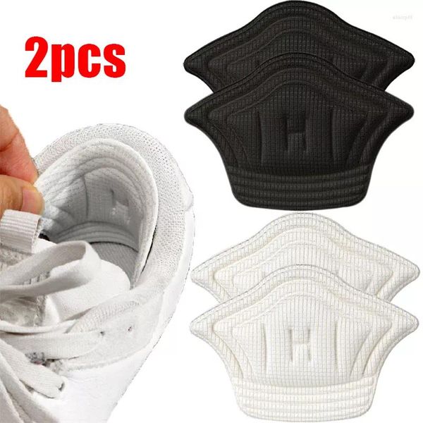 Calcetines de mujer, 2 uds., almohadilla para zapatos, almohadillas para talón, zapatos deportivos, plantillas protectoras antidesgaste ajustables para pies, plantilla adhesiva