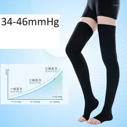 Calcetines de mujer 34-46mmHg 3xl medias de compresión de grado para Diabetes varicosa Edema soporte gradiente presión de viaje piernas