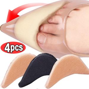 Calcetines de mujer, 4 Uds., almohadilla de inserción de esponja para el antepié, accesorios de tacones altos para zapatos, tapón para el dedo del pie, almohadillas para zapatos para aliviar el dolor, relleno de tamaño reducido