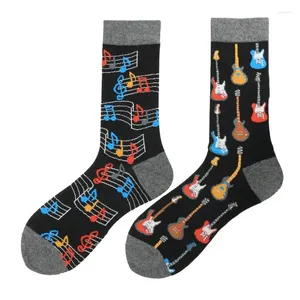 Chaussettes AB assorties unisexes pour femmes et hommes, combinaisons de différents designs, drôles en coton, longues, Calcetines heureuses, cadeaux pour les amoureux