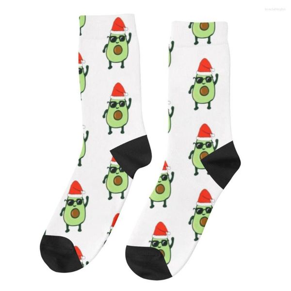 Calcetines de mujer Aguacate Papá Noel Calcetín de Navidad Regalo para hombres y adolescentes