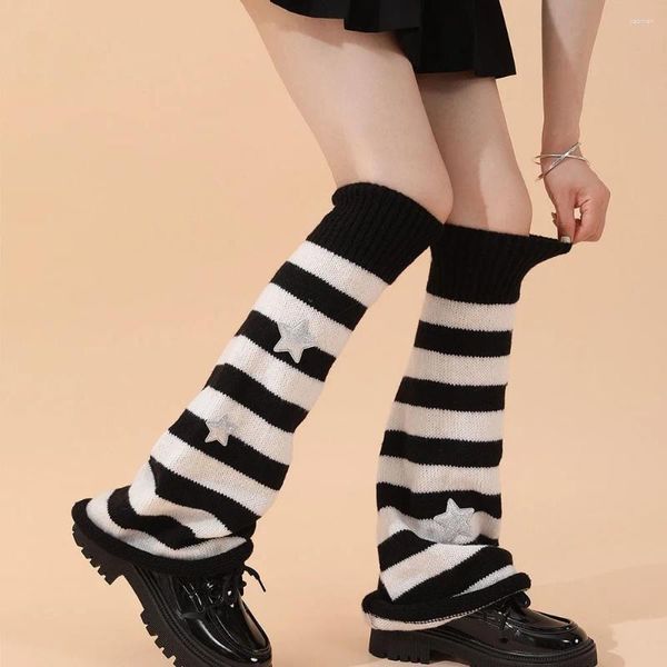 Chaussettes de chaussettes de chaussettes Leggings tricotés sur le genou y2k ballet latin doux japonais