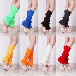 Chaussettes couleur bonbon pour femmes, bas de bottes hautes, confortables, coupe-vent, chauds, polyvalents, tendance, genou, printemps