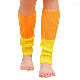 CHRONSTYLE – chaussettes tricotées pour femmes, bottes de couleur contrastée, couvre-poignets de chaussures, chaudes et décontractées, pour l'automne et l'hiver, 2024