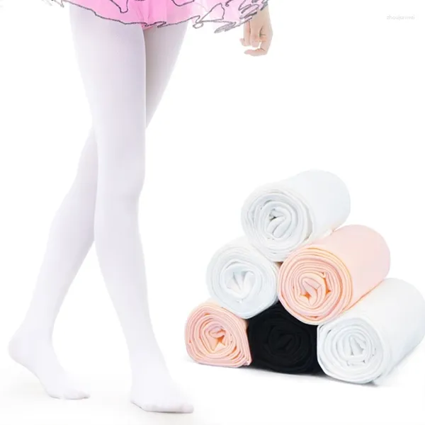 Calcetines de mujer Polainas coloridas Pantalones Medias con base de ballet elásticas Pantimedias suaves Regalos