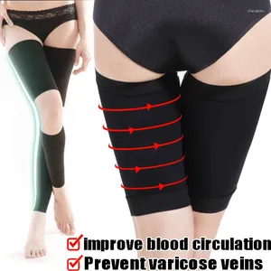 Women Socks Compression Prevent Thigh Varicose Veins Soreness Slimming Sock Men Outdoors Sports Pressure Calf Stocking Sox