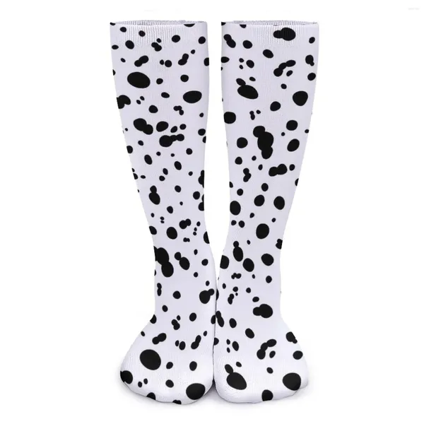 Calcetines de mujer Dálmata Spot Medias Animal Print Personalizado Ocio Primavera Antideslizante Pareja Correr Cómodo