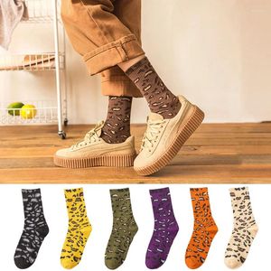 Chaussettes de femmes Fashion Casual Vintage Leopard Personnalité Harajuku Hip-Hop Wild Classic Stocking Running Sport Skateboard