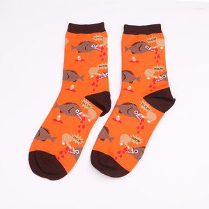 Femmes chaussettes mode heureux coton doux belle courbe hommes drôle dames filles Art