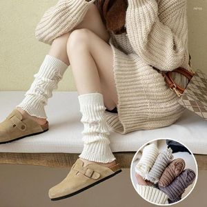 Chaussettes de la mode Fashion Treot de pied en tricot et bas de genou jk lolita chaude filles thermiques hautes longues hosiery