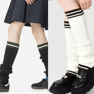 Femmes chaussettes tricotées de longs étudiants chauds filles 90s bottes de démarrage décontracté y2k streetwear cadeau en gros