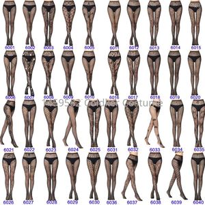 Dames sokken mode dame sexy lingerie visnet net nylon mesh kanten kousen rekbare elastische strakke zwarte pantyhose