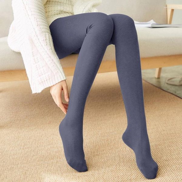 Chaussettes polaires pour femmes, collants chauds d'hiver, bas Sexy, élasticité thermique, Leggings à la mode, 2023