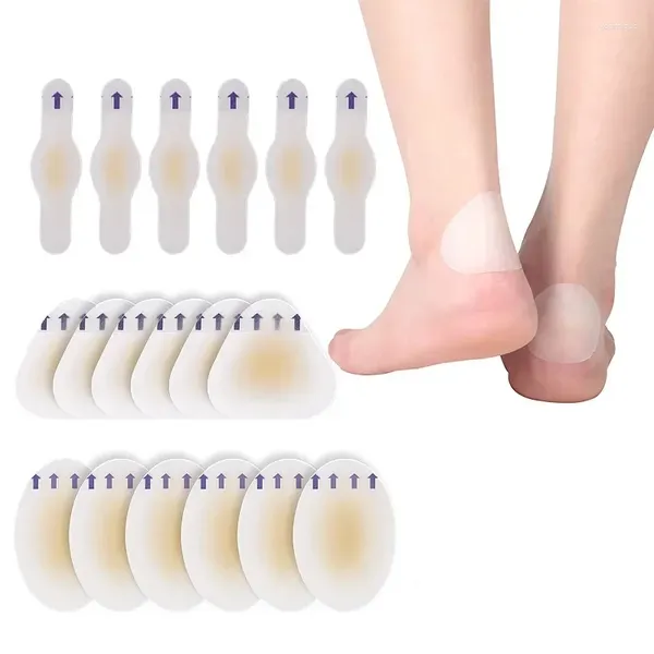 Femmes chaussettes de soins du pied coussin Grip Gel talon Protecteur Patches adhésive Blister Liner Shoes Stickers Relief Plâtre