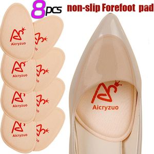 Vrouwensokken voorvoetpads voor vrouwelijke hoge hakken anti-slip pijnverlichting inzetstukken half inlegzolen voorste voet kussenverzorging schoenen
