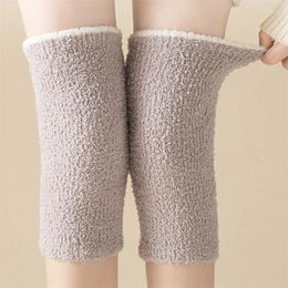 Chaussettes pour femmes fourrure de genou chaude hivern