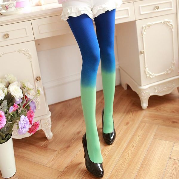 Femmes chaussettes Couleur Couleur Velvet Pantyhose Leggings Hip Hop Dance Girl Firls Automne Stockage d'hiver Streetwear Streetwear Lady