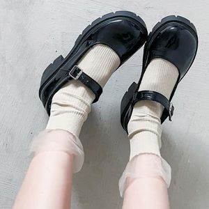 Femmes chaussettes Harajuku filles doux Lolita noir blanc à volants froufrous dentelle garniture japonais étudiant bottes bas