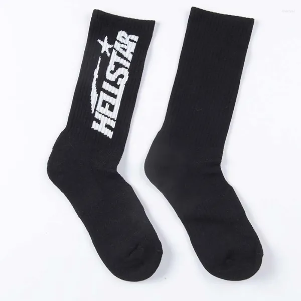 Calcetines de mujer Hellstar para hombre y mujer en tubo Material de algodón puro Hip-hop 2024