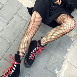 Mujeres calcetines huecos sexy pantimedias medias negras calcetines medias de redes club fiest calcetines femenino malla