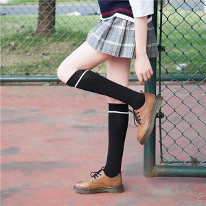 Vrouwen Sokken Japanse Katoen Hoge Knie Vrouwen Dij Kousen Over Voor Meisjes Dames Lange Sexy Kous