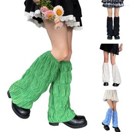 Chaussettes japonaises JK pour femmes, 1 paire, bas de jambes de trompette pour adolescentes, fournitures de costumes de Cosplay