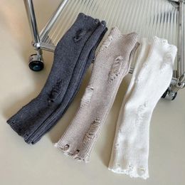 Vrouwen sokken Japans stijl gat kawaii ruches jk wollen harajuku gebreide dekmantel streetwear