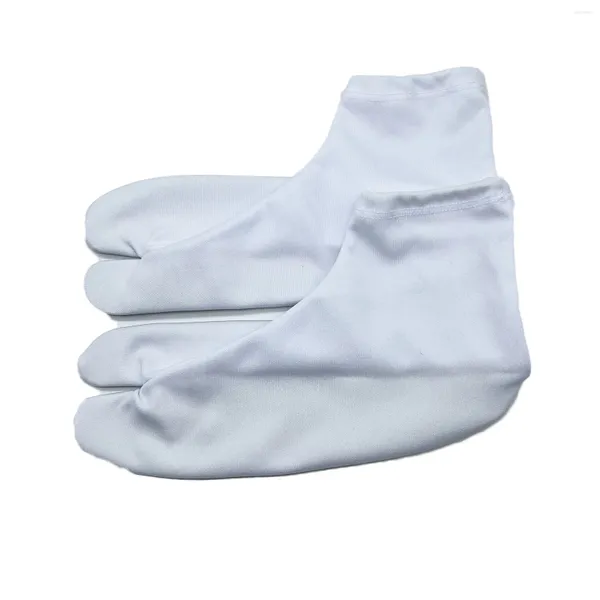 Calcetines de mujer Tabi japonés para hombres Sandalias antideslizantes blancas con punta dividida Geta Chanclas
