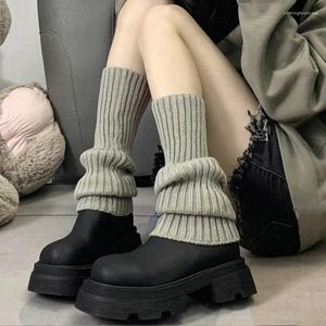 Vrouwen Sokken Jk Lolita Gebreide Voet Cover Lange Arm Warmer Y2k Fashion Boot Manchetten Spice Kawaii