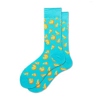 Vrouwen sokken kawaii cool kleurrijk plezier nieuwheid cartoon fruit sok print mid tube calcetines de tubo medio groothandel