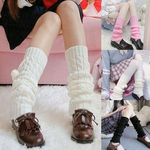 Vrouwensokken gebreide Japanse lolita lieve meid voetkousen kousen winter warme laarzen leggings losse hoop